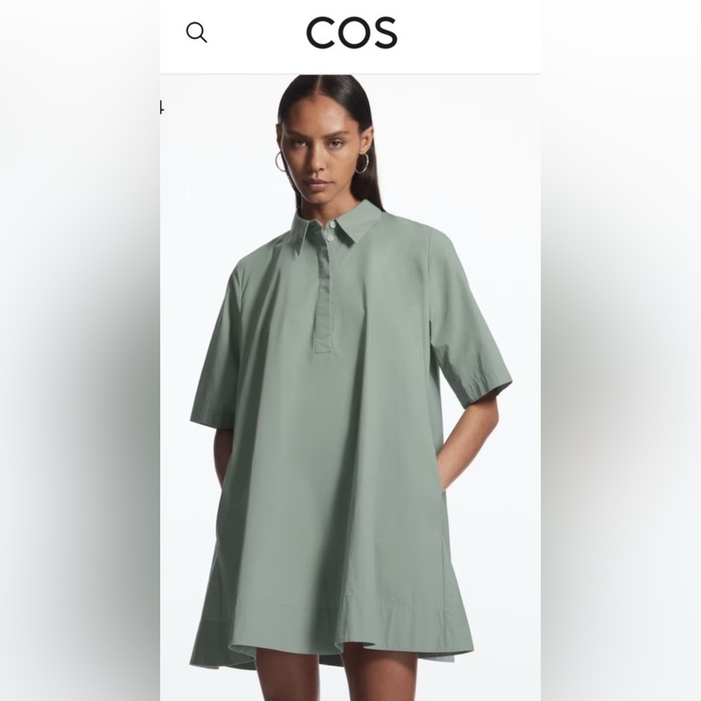 COS Green Maxi Dress